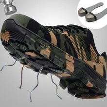 Load image into Gallery viewer, Work Boots Construction Men's Outdoor Steel Toe Cap Shoes Men Camouflage Puncture Proof High Quality Safety Shoes Big Size XC-21