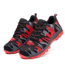 Load image into Gallery viewer, Work Boots Construction Men's Outdoor Steel Toe Cap Shoes Men Camouflage Puncture Proof High Quality Safety Shoes Big Size XC-21
