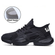 Load image into Gallery viewer, Men Shoes Work Safety Shoes Lightweight and Comfortable Non-slip Steel Toe Cap Wear-resistant Breathable Work Shoes