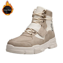 Load image into Gallery viewer, 2020 New Men Military Tactical Boots Warm PU Leather Waterproof Shoes Casual Shoes For Men Boots Footwear Male Sneakers