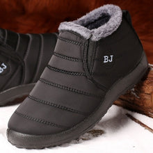 Load image into Gallery viewer, 2020 New Men Boots Fashion Winter Boots For Men Fur Winter Snow Boots Plush Mans Footwear Warm Waterproof Men Shoes Plus Size