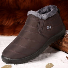 Load image into Gallery viewer, 2020 New Men Boots Fashion Winter Boots For Men Fur Winter Snow Boots Plush Mans Footwear Warm Waterproof Men Shoes Plus Size