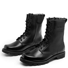 Load image into Gallery viewer, Steel Toe Safety Shoes Us Military Leather Boots for Men Combat Bot Infantry Tactical Boots Askeri Bot Army Bots Erkek Ayakkabi